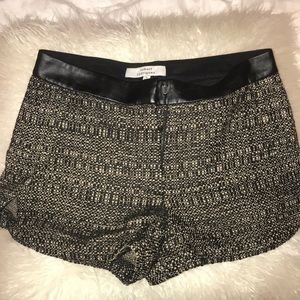 Roberto Rodriguez leather trimmed shorts